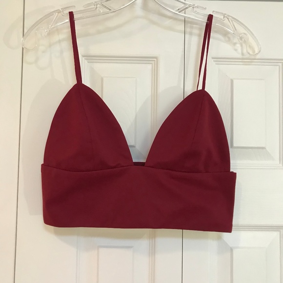 Urban Outfitters Tops - Maroon triangle bralette top